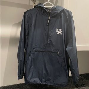 Charles River Apparel Navy Blue Men's Jacket with University of Kentucky Logo